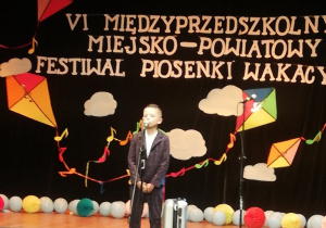 Igor Dziubałtowski podczas występu